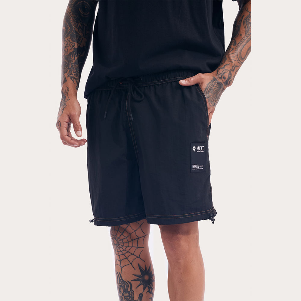 Short Elastico Pespontado