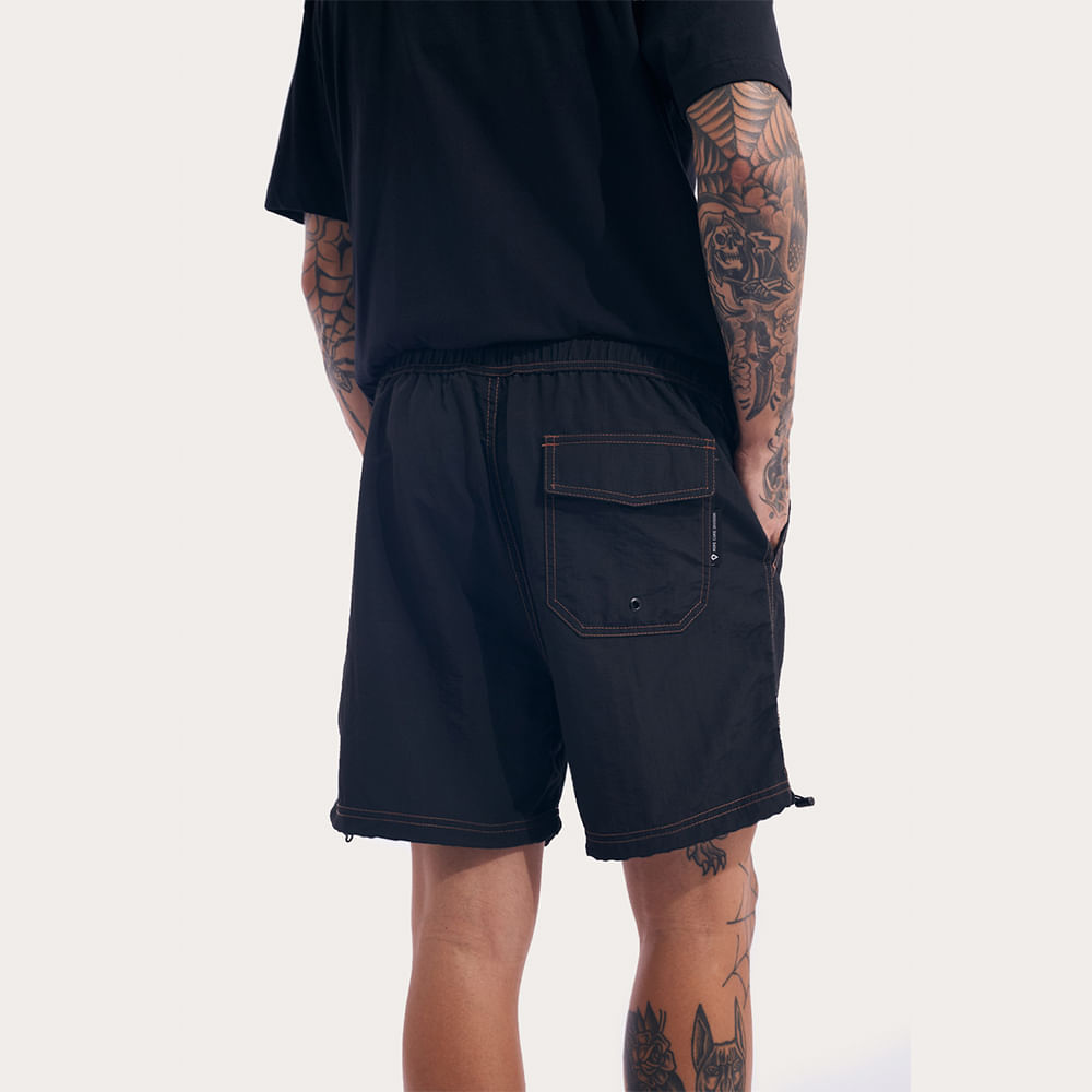 Short Elastico Pespontado